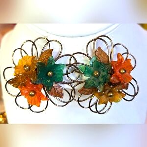 Vintage West Germany Clip Earrings 7e